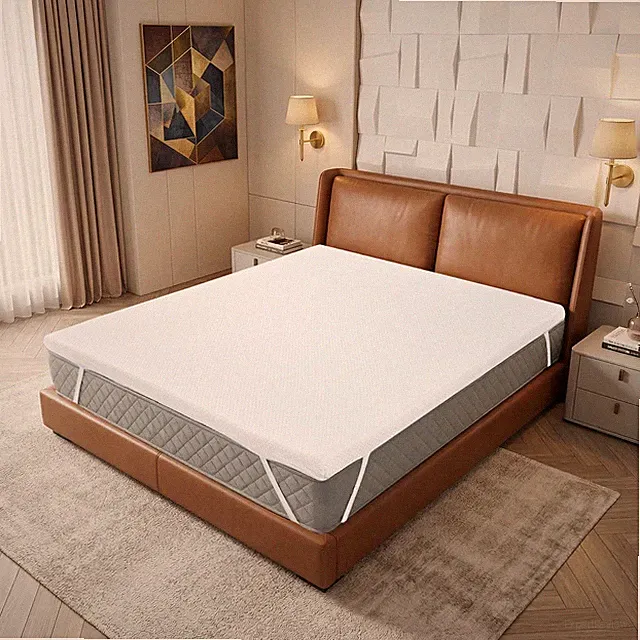 3" Gel Memory Foam Mattress Topper with Removable Soft Cover Cooling Toppers Pad