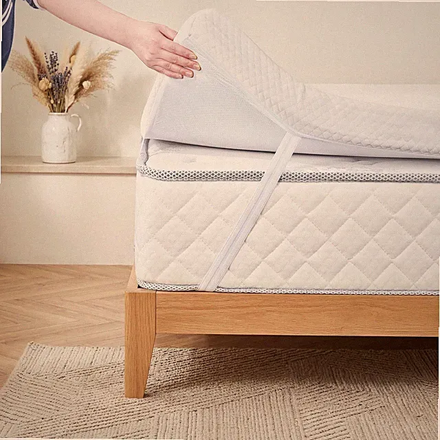 3 Inch Gel Memory Foam Mattress Topper,Cooling Bed Topper with Removable Cover