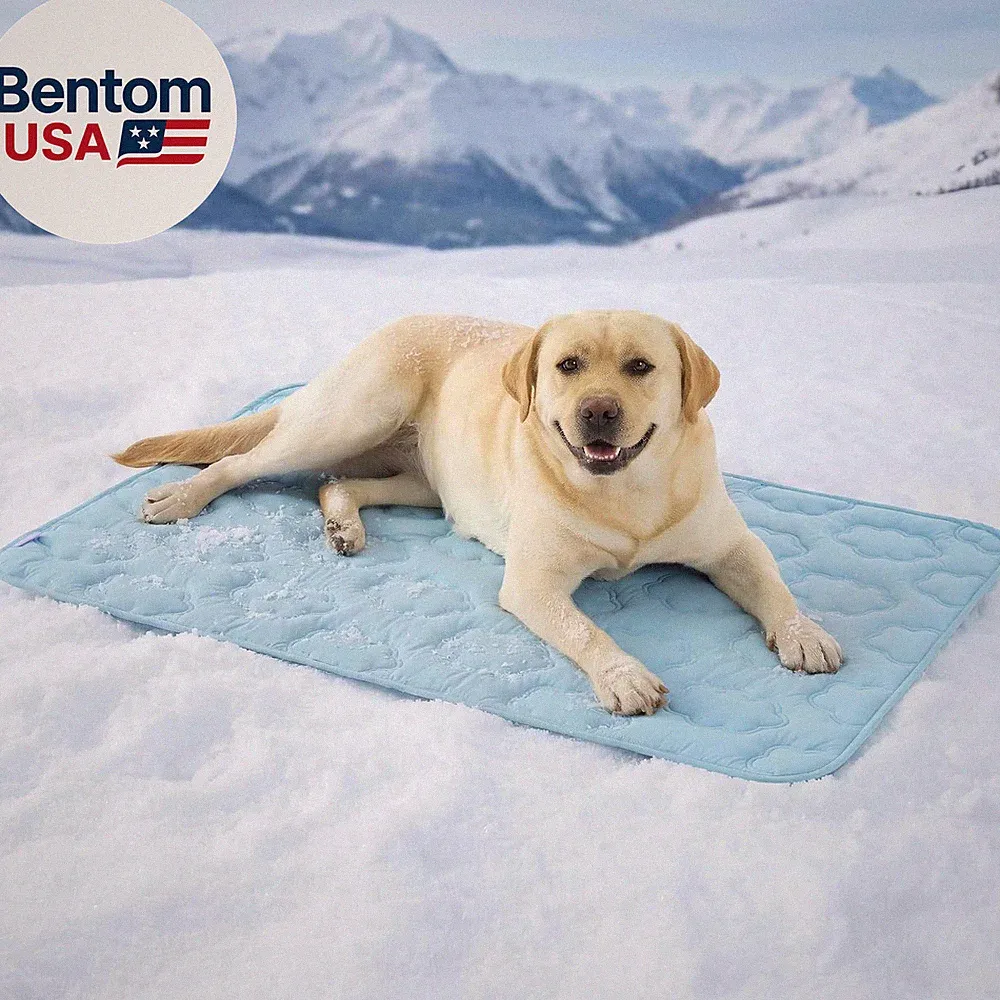Dog Cooling Mat for Extra Large Dogs -Q-Max 0.5 XL Breathable Thin Cool Crate Pa