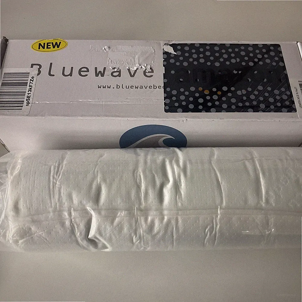 NEW Bluewave Bedding Super Slim Gel Memory Foam Pillow Stomach/Back Sleepers