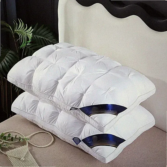 Queen Size Pillow Set of 2 Soft Gel Cushions for All Sleeping Positions UPGRADED