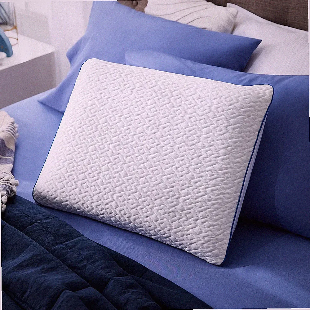 Sleep Innovations Forever Gel Memory Foam Pillow (Set of 2), Standard Size, C...
