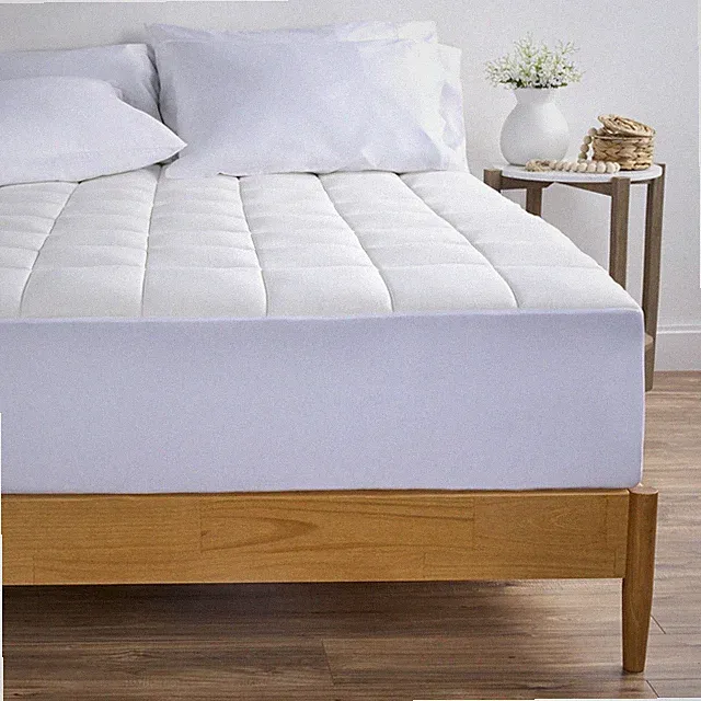 Washable Gel Memory Foam Mattress Pad Queen Quilted Gel Memory Foam Layer